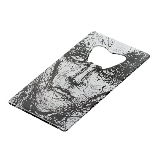 Augen auf Flasche 3 Öffnung! Geldbeutel Flaschenöffner (Rückseite Schrägansicht)