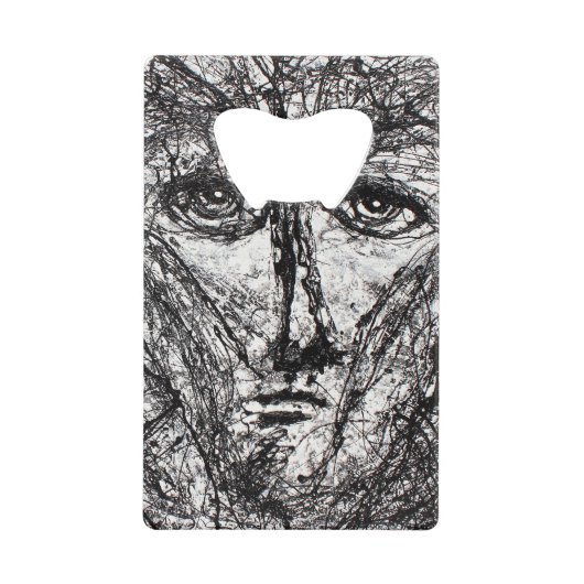 Augen auf Flaschenepern! Geldbeutel Flaschenöffner (Vorderseite)