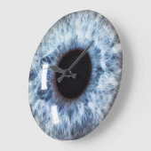 Augen auf Ihnen Große Wanduhr (Winkel)
