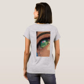 Augen auf Mode: Statement Eye Print T-Shirt (Schwarz voll)