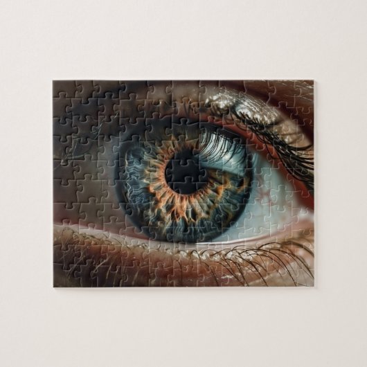 Augen, Augen, Netzhaut, Augenlider Puzzle (Horizontal)