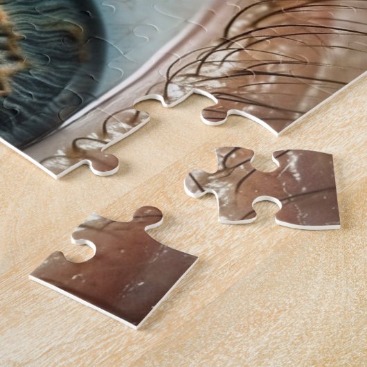 Augen, Augen, Netzhaut, Augenlider Puzzle (Seite)