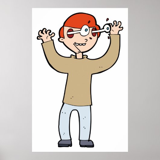 Augen ausbrechen poster (Vorne)