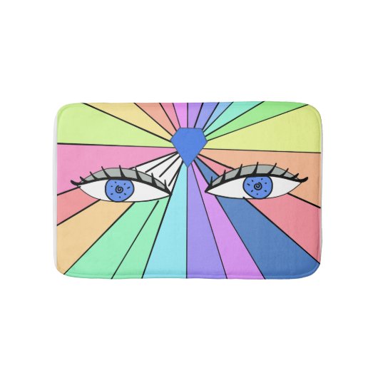 Augen Badematte (Vorderseite)