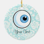 Augen-Ball; Niedlich Keramik Ornament (Hinten)