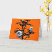 Augen-Baum Karte (Gelbe Blume)