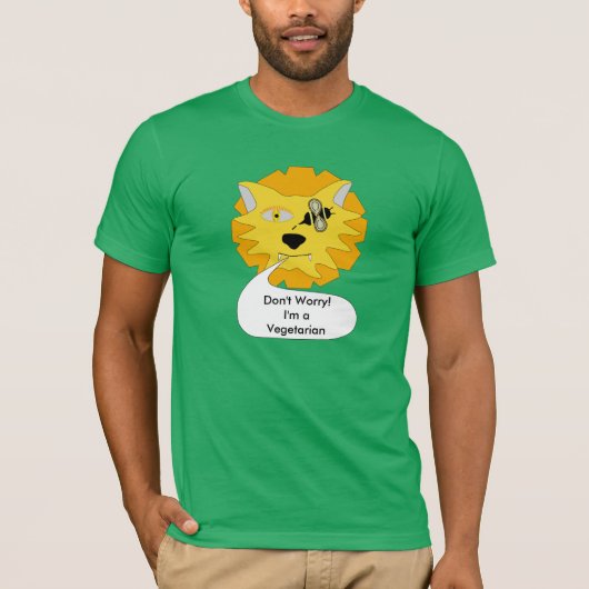 Augen-Bienen-Löwe personalisiert T-Shirt (Vorderseite)