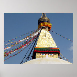 Augen Buddhas Poster