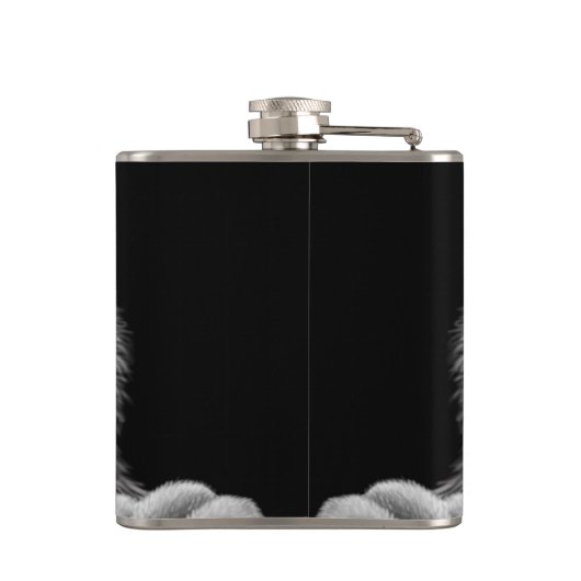 Augen der Bestie Flachmann (Rückseite)