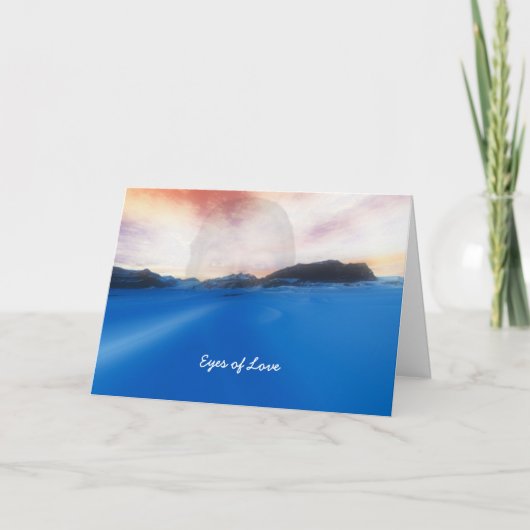 Augen der Liebe Karte (Vorderseite)