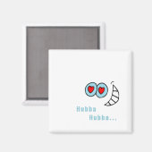 Augen der Liebe Magnet, Hubba Hubba Magnet (Vorderseite/Rückseite)