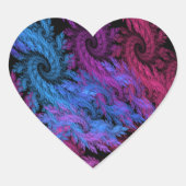 Augen der Stürme-Aufkleber Herz-Aufkleber (Vorderseite)