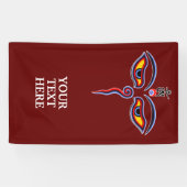 Augen der Weisheit Buddha - Augen des Bodhnath-Tem Banner (Horizontal)