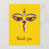 Augen der Weisheit Buddha - Augen des Bodhnath-Tem Postkarte (Vorderseite)