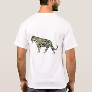 “Augen der Wildnis: Leopard in Aquarell” T-Shirt