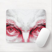 Augen des alten Bösen - Rote Warnung Mousepad (Mit Mouse)