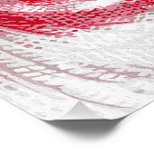 Augen des alten Bösen - Rote Warnung Poster (Ecke)