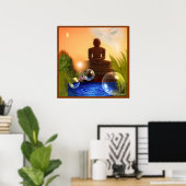 Augen des Buddha Poster (Heimbüro)
