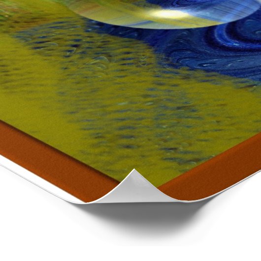 Augen des Buddha Poster (Ecke)