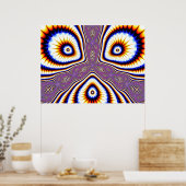 Augen des Chaos I Poster (Küche)