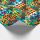 Augen des Herbstes...... Geschenkpapier (Ecke)