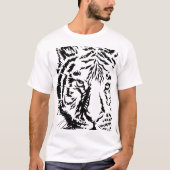 Augen des Jäger Tiger Blick T-Shirt (Vorderseite)