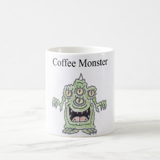 AUGEN DES KAFFEE-MONSTER-VIER KAFFEETASSE