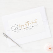 Augen des Radialeckklebers Rechteckiger Aufkleber (Umschlag)