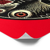 Augen des Spuk Herrenhauses Poster (Ecke)