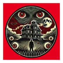 Augen des Spuk Herrenhauses