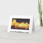 "Augen des Tiger" Paul Jackson Watercolor Karte (Rückseite)