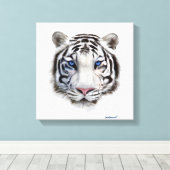 Augen des Tigers Leinwanddruck (Insitu (Holzboden))