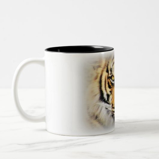 Augen des Tigers, Liebe_ Zweifarbige Tasse (Links)