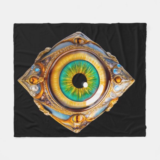 Augen des Universums 10 Fleecedecke (Vorderseite (Horizontal))