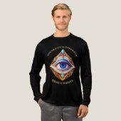 Augen des Universums 12 Tri-Blend Shirt (Volle Vorderseite)