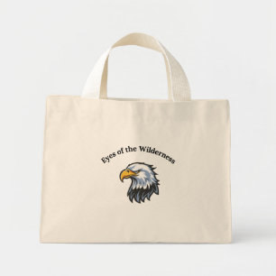 Augen des Wildnis-Adlers Grafik-T-Shirt Mini Stoffbeutel