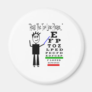 Augen-Diagramm-Augenarzt-Entwurfs-Geschenke Magnet