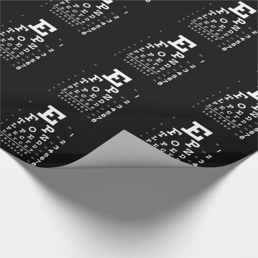 Augen-Diagramm Geschenkpapier (Ecke)