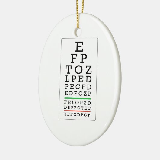 Augen-Diagramm Keramikornament (Links)