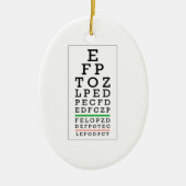 Augen-Diagramm Keramikornament (Vorne)