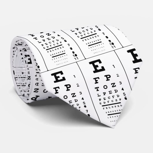 Augen-Diagramm Krawatte (Gerollt)
