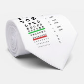 Augen-Diagramm Krawatte (Gerollt)