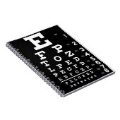 Augen-Diagramm Notizblock (Rechte Seite)