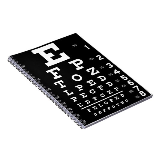 Augen-Diagramm Notizblock (Rechte Seite)