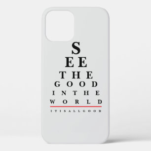 Augen-Diagramm-Zitat-Telefon-Kasten iPhone 12 Hülle