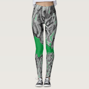 Augen, die Leggings zum Sport oder zum lässigen Ve
