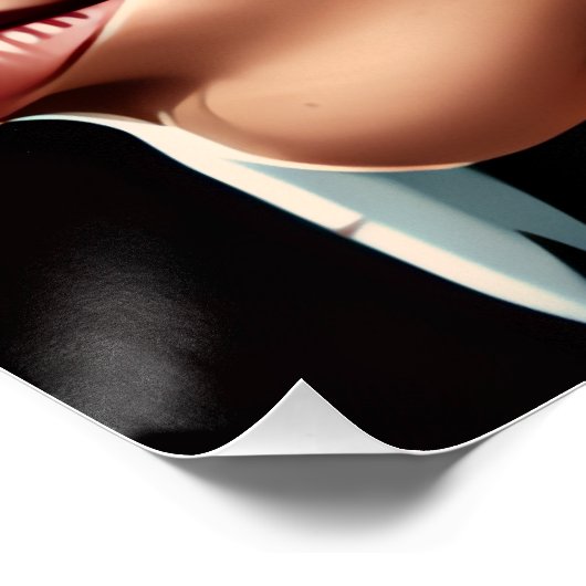 Augen, die träumen poster (Ecke)