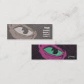 Augen - dünn mini visitenkarte (Vorne/Hinten)