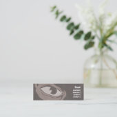 Augen - dünn mini visitenkarte (Stehend Vorderseite)