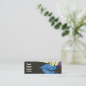 Augen - dünn mini visitenkarte (Stehend Vorderseite)